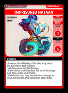 Imprisoned Nataan - Custom Card