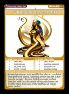 Living Goddess Amunet - Custom Card