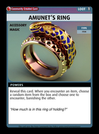 Amunet’s Ring - Custom Card