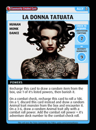La Donna Tatuata - Custom Card