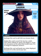 Sabrin - Custom Card