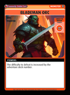 Blademan Orc - Custom Card