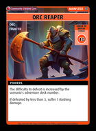 Orc Reaper - Custom Card