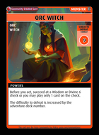 Orc Witch - Custom Card