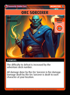 Orc Sorcerer - Custom Card