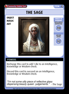 The Sage - Custom Card
