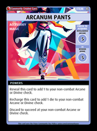 Arcanum Pants - Custom Card