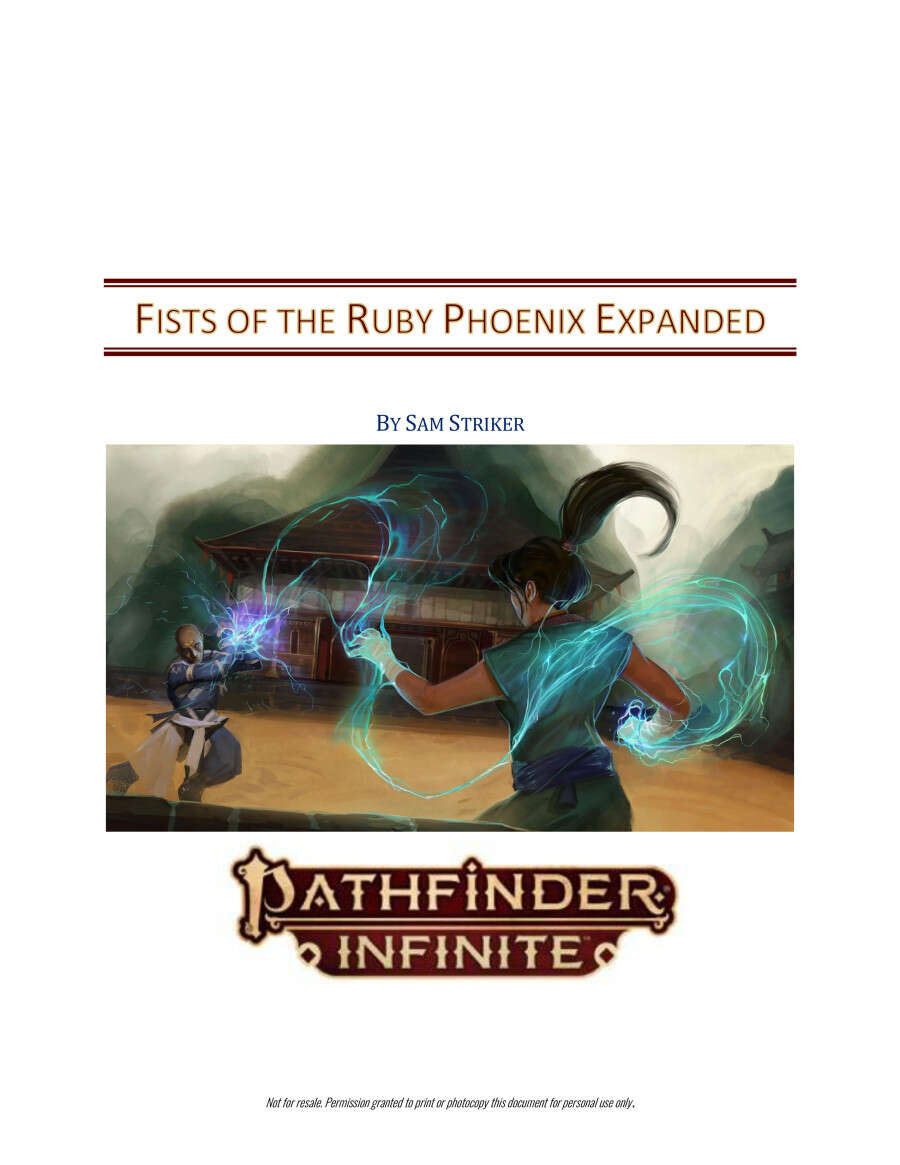 Fists of the Ruby Phoenix Expanded