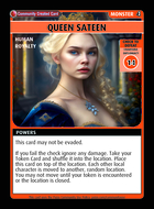 Queen Sateen - Custom Card