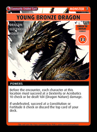 Young Bronze Dragon - Custom Card
