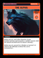 The Alpha - Custom Card