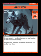 Grey Wolf - Custom Card