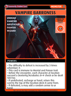 Vampire Barroness - Custom Card