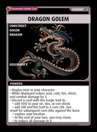 Dragon Golem - Custom Card
