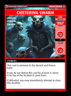 Chittering Swarm - Custom Card