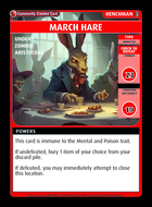 March Hare - Custom Card
