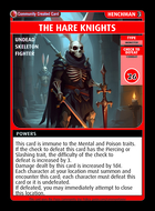 The Hare Knights - Custom Card