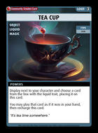 Tea Cup - Custom Card
