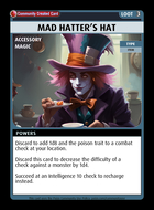 Mad Hatter’s Hat - Custom Card