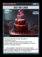 Eat Me Cake - Custom Card