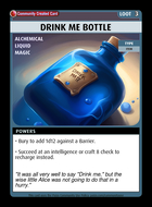 Drink Me Bottle - Custom Card