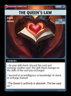 The Queen’s Law - Custom Card