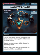 Hawkeye’s Charm - Custom Card