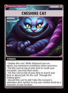 Cheshire Cat - Custom Card