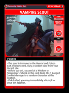 Vampire Scout - Custom Card