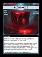 Blood Ooze - Custom Card