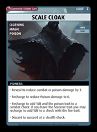 Scale Cloak - Custom Card