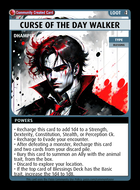 Curse Of The Day Walker - Custom Card