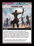 Archer Line - Custom Card