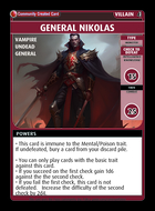 General Nikolas - Custom Card