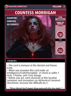 Countess Morrigan - Custom Card