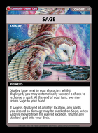 Sage - Custom Card