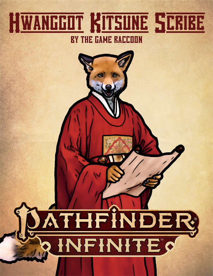 Hwanggot Kitsune Scribe Stock Art - Paizo | Pathfinder and Starfinder ...