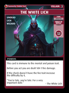 The White Lich - Custom Card