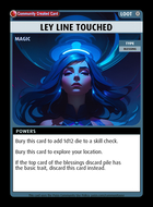Ley Line Touched - Custom Card