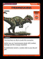 Tyrannosaurus - Custom Card