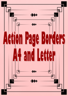 Action Page Borders -24 layout assets