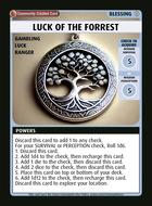 Luck Of The Forrest - Custom Card