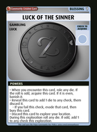 Luck Of The Sinner - Custom Card