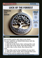 Luck Of The Forrest - Custom Card