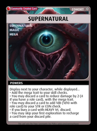Supernatural - Custom Card