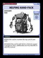 Helping Hand-pack - Custom Card