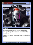 Spray Steel - Custom Card
