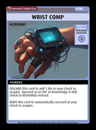 Wrist Comp - Custom Card