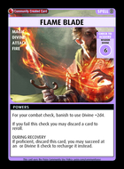 Flame Blade - Custom Card