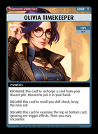 Olivia Timekeeper - Custom Card